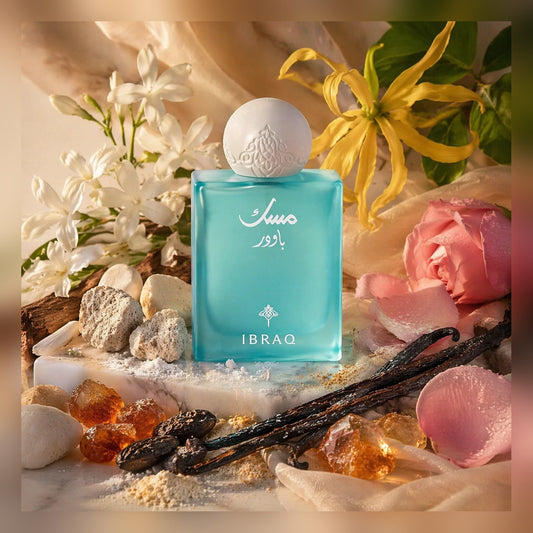 Ibraq Musk Powder Eau de Parfum – 75ml - lifestyle product view 1