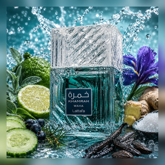 Lattafa Khamrah Waha Eau de Parfum – 100ml - lifestyle product view 1