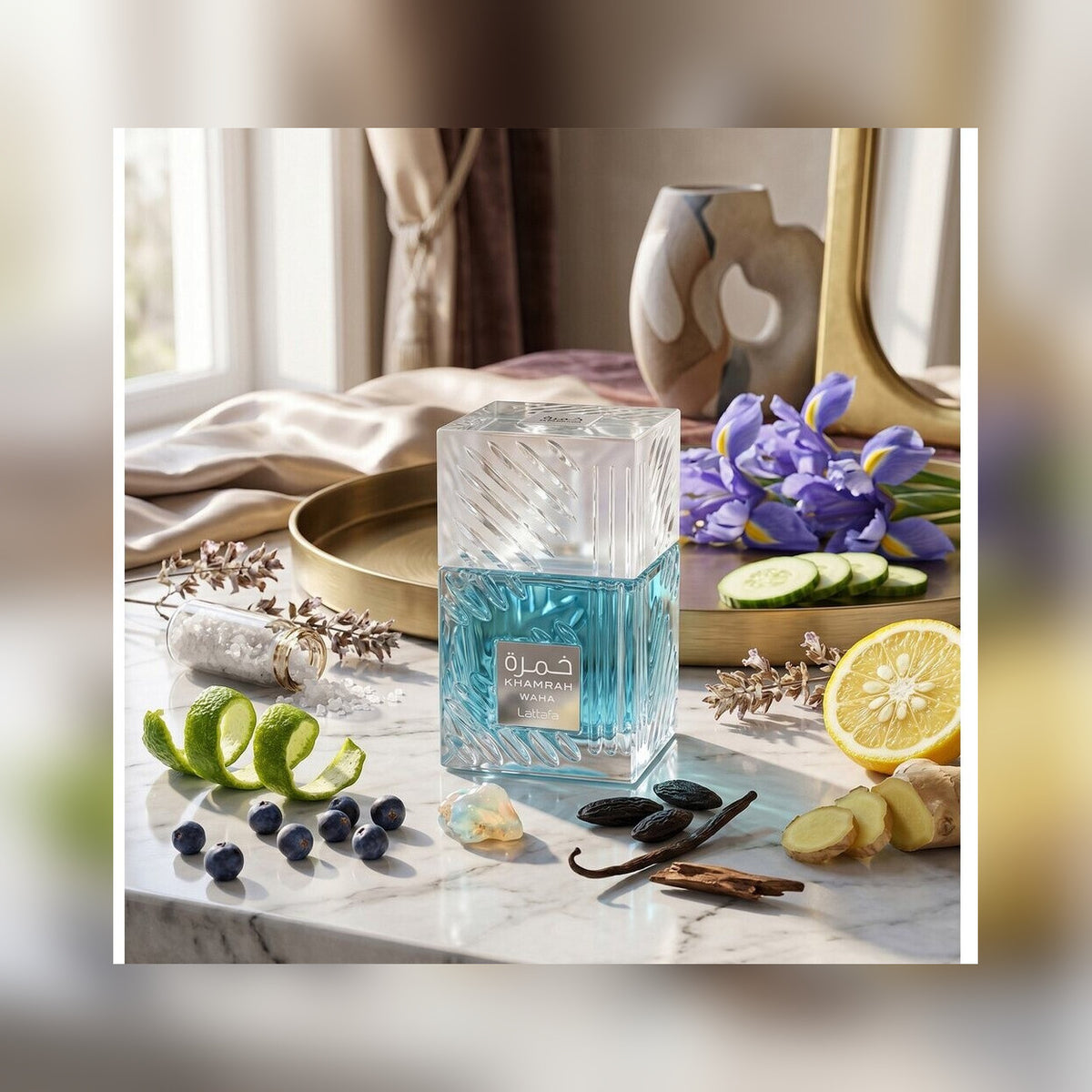 Lattafa Khamrah Waha Eau de Parfum – 100ml - lifestyle product view 3