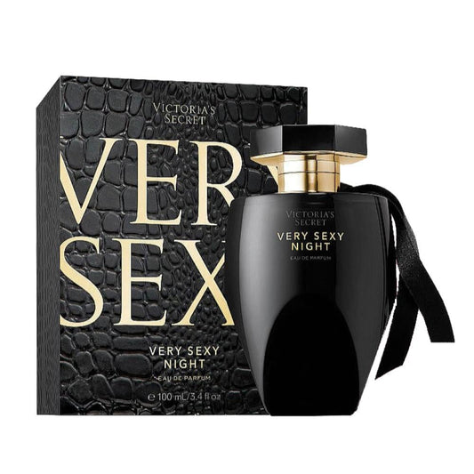 Victoria's Secret Very Sexy Night Eau de Parfum 100ml perfume bottle with original retail box on white background