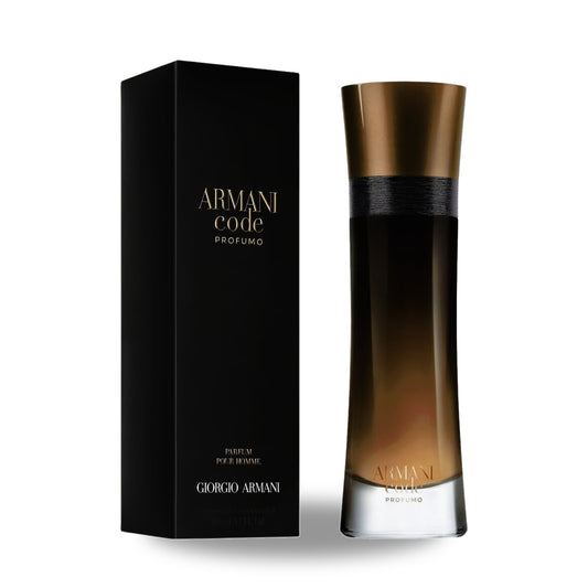 Giorgio Armani Code Profumo Eau de Parfum – 110ml bottle with retail packaging on white background