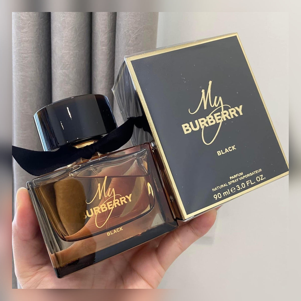 Burberry My Burberry Black Parfum – 90ml - lifestyle product view 1
