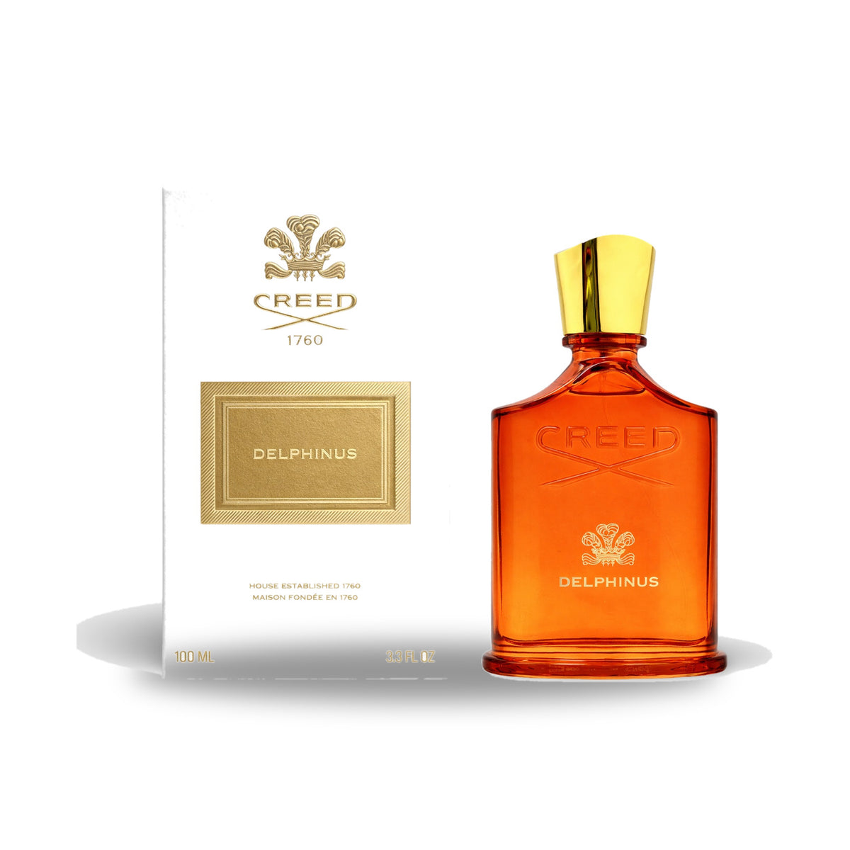 Creed Delphinus Eau de Parfum – 100ml bottle with retail packaging on white background
