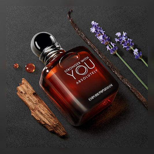 Emporio Armani Stronger With You Absolutely Parfum – 100ml - lifestyle product view 1
