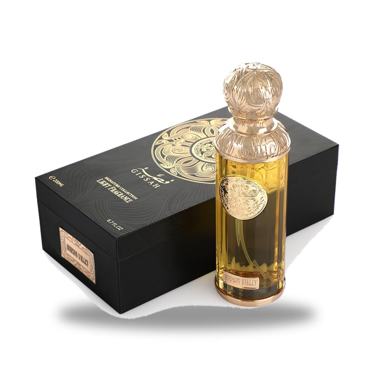 Gissah Hudson Valley Eau de Parfum – 200ml bottle with retail packaging on white background