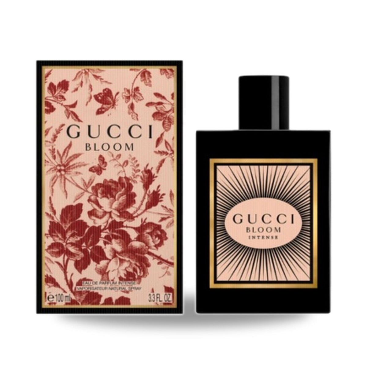 Gucci Gucci Bloom Intense Eau de Parfum – 100ml bottle with retail packaging on white background