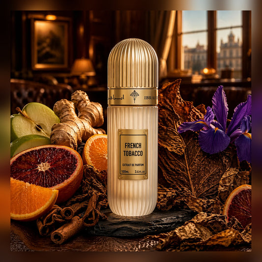 Ibraq French Tobacco Extrait de Parfum – 100ml - lifestyle product view 1