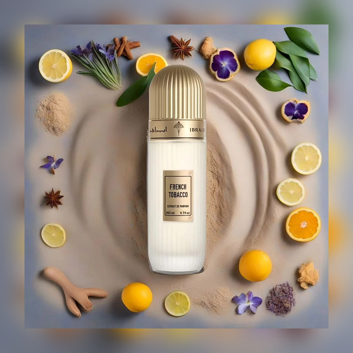 Ibraq French Tobacco Extrait de Parfum – 100ml - lifestyle product view 3