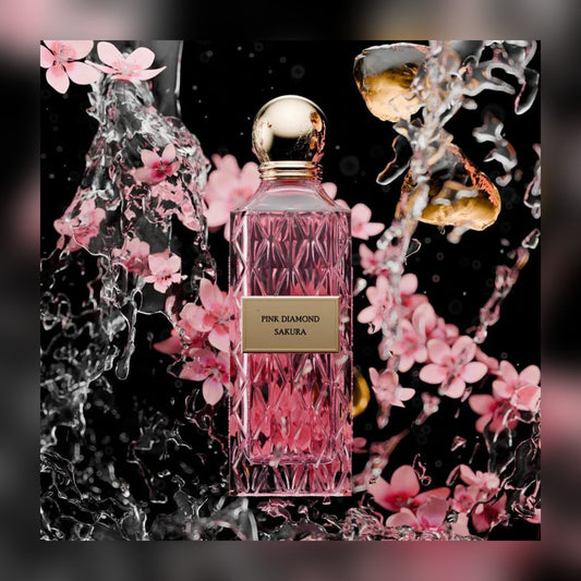 Ibraq Pink Diamond Sakura Eau de Parfum - lifestyle product view 1