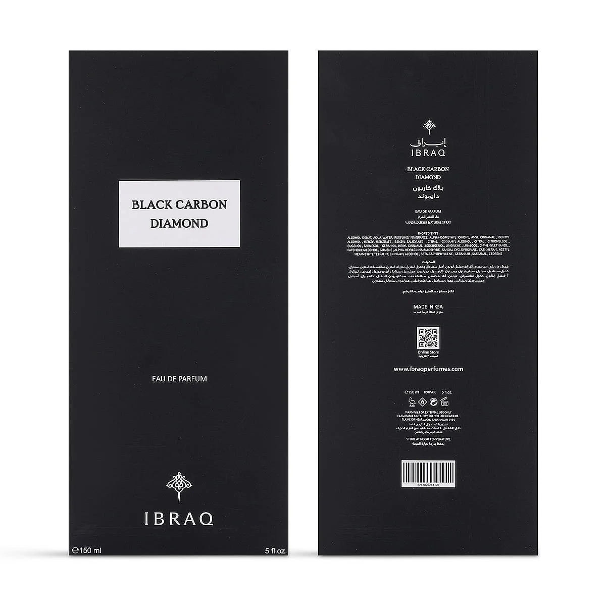 IBRAQ Black Carbon Diamond Original – 150ml – Image 4