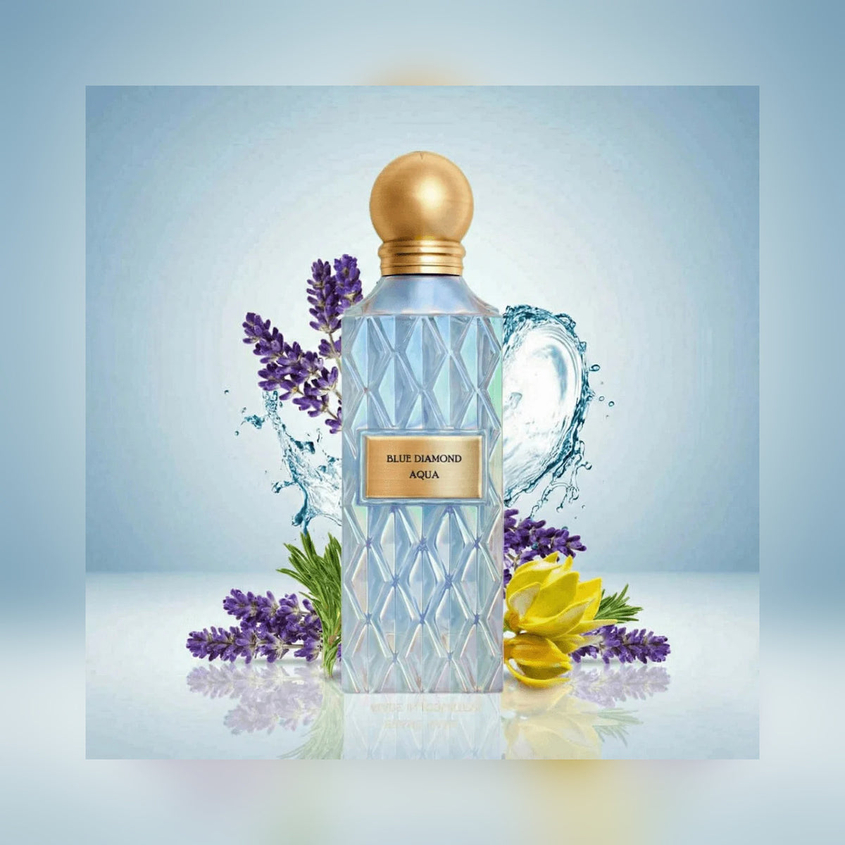 Ibraq Blue Diamond Aqua Eau de Parfum - lifestyle product view 3