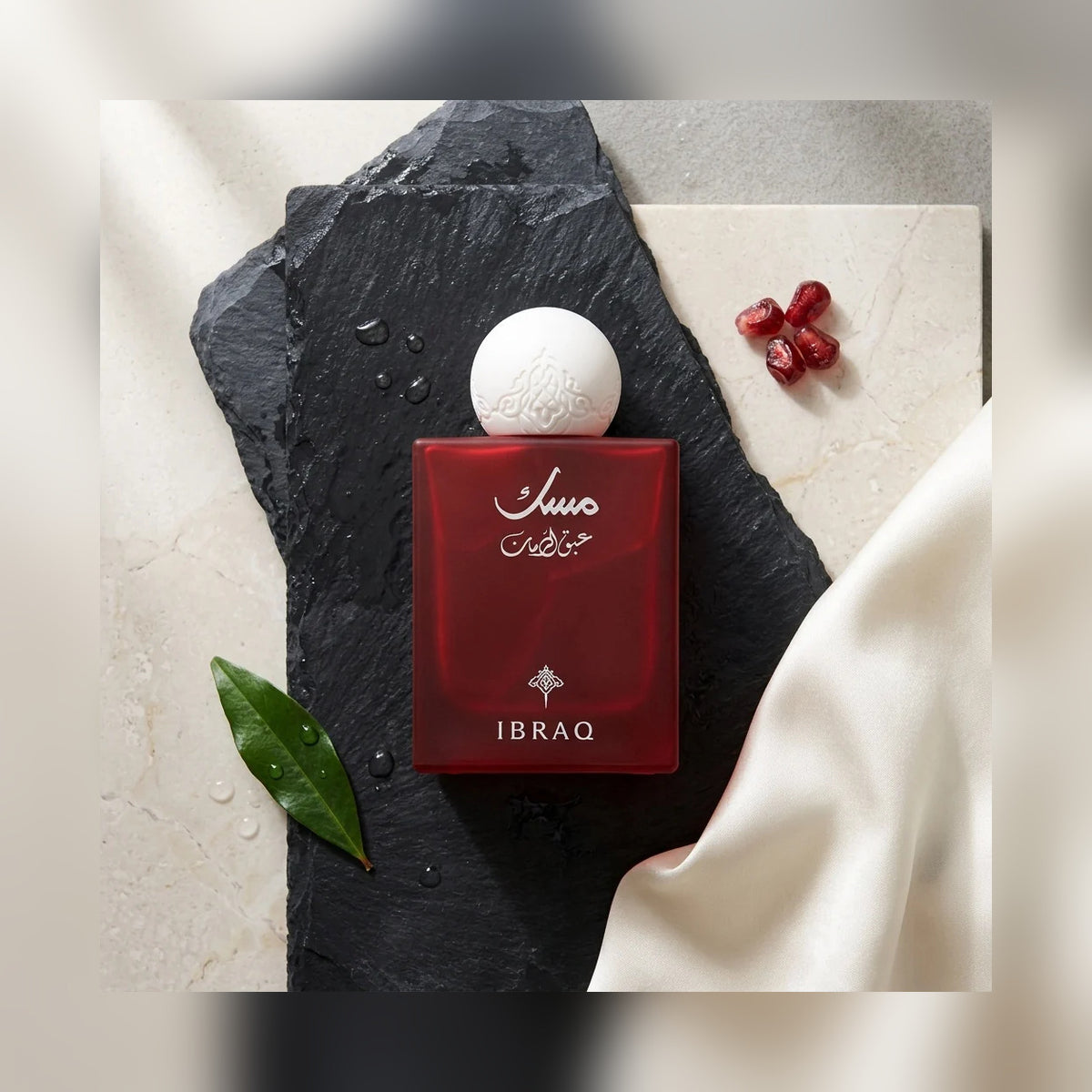 Ibraq Musk Pomegranate Eau de Parfum – 75ml - lifestyle product view 2