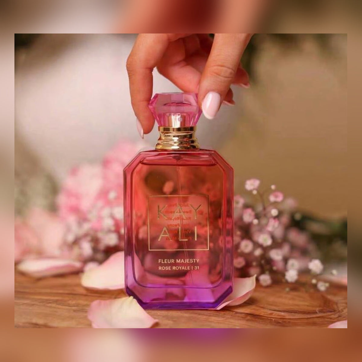 Kayali Fleur Majesty Rose Royale 31 Eau de Parfum – 100ml - lifestyle product view 3