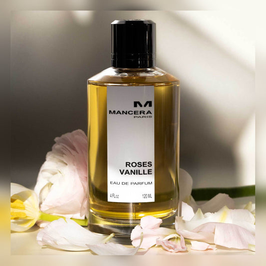 Mancera Roses Vanille Eau de Parfum – 120ml - lifestyle product view 2
