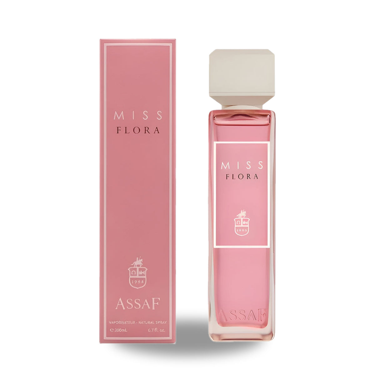 Assaf Miss Flora Eau de Parfum – 200ml bottle with retail packaging on white background