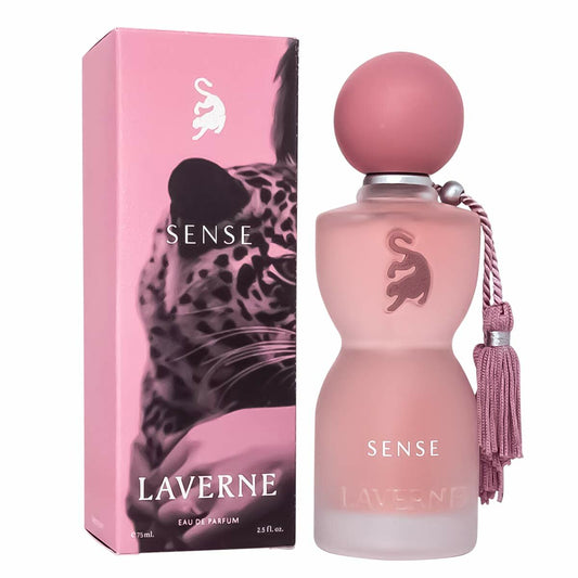 Laverne Sense Eau de Parfum – 75ml perfume bottle with original retail box on white background