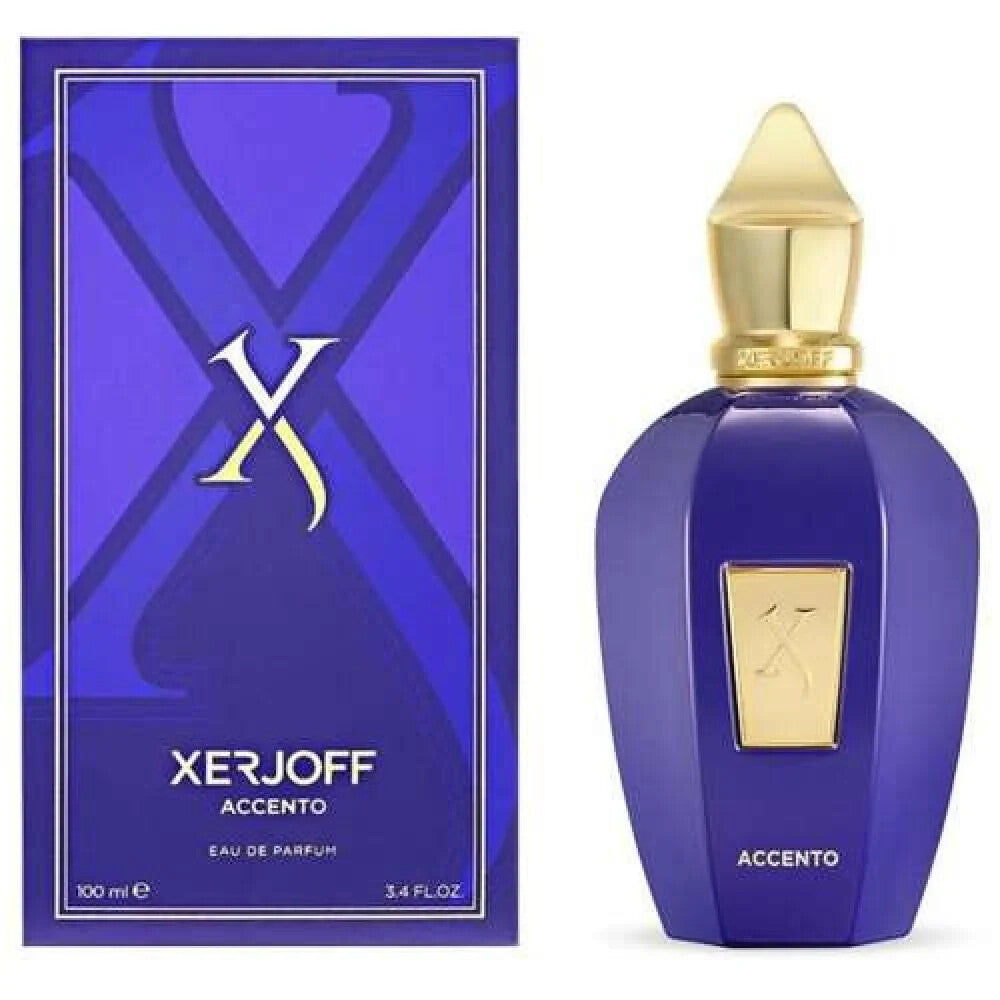 Xerjoff Accento Eau de Parfum 100ml perfume bottle with original retail box on white background