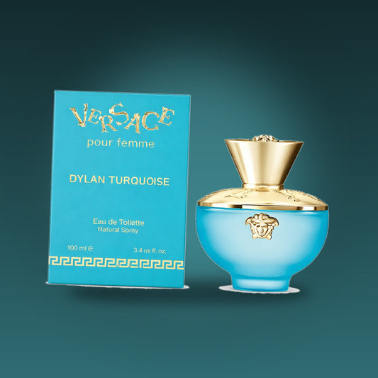 Versace Dylan Turquoise Eau de Parfum – 100ml - lifestyle product view 1