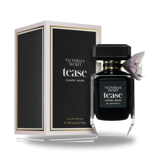Victoria’s Secret Tease Candy Noir Eau de Parfum – 100ml bottle with retail packaging on white background
