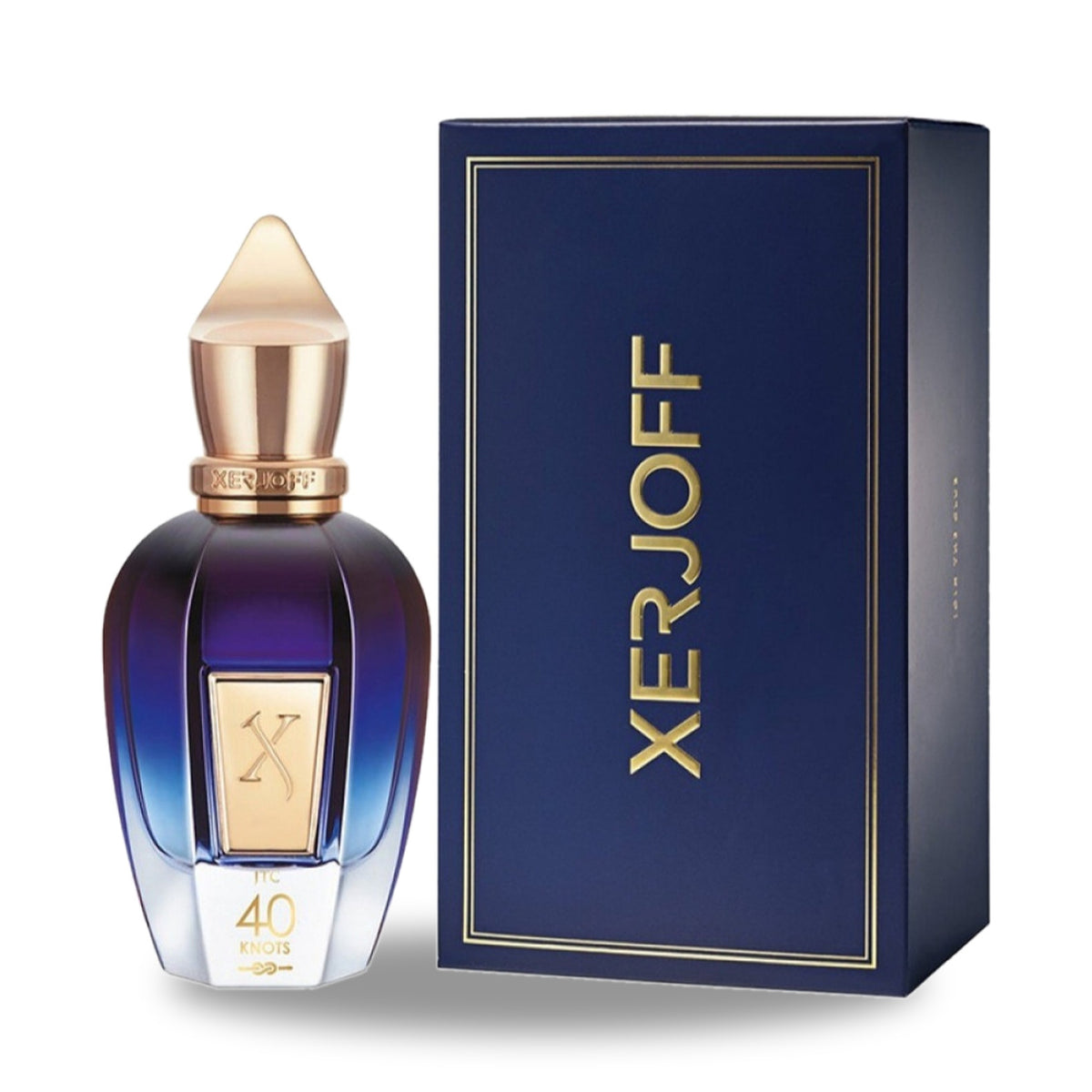 Xerjoff 40 Knots Eau de Parfum – 100ml bottle with retail packaging on white background
