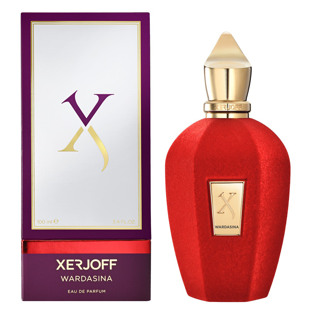 Xerjoff V Wardasina Eau de Parfum 100ml perfume bottle with original retail box on white background